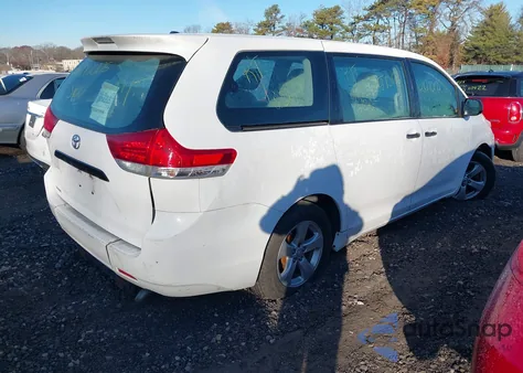 2014 Toyota Sienna L from USA, damaged, VIN 5TDZK3DC7ES424982